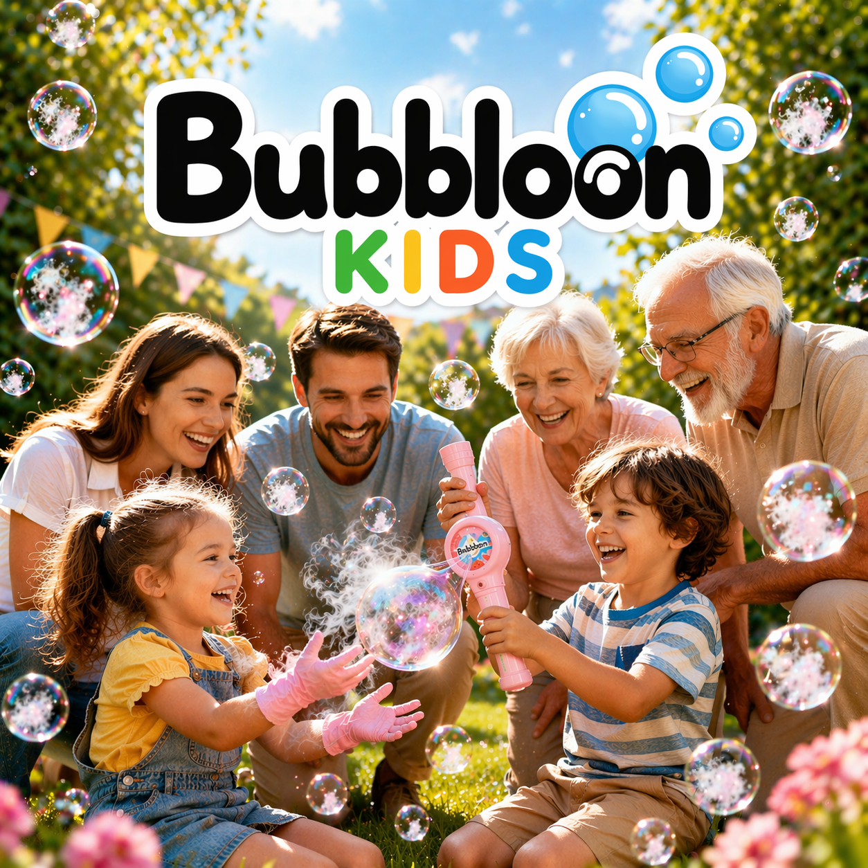 Bubbloon™ Smoke Bubble Blaster – Cool Fog Bubble Toy