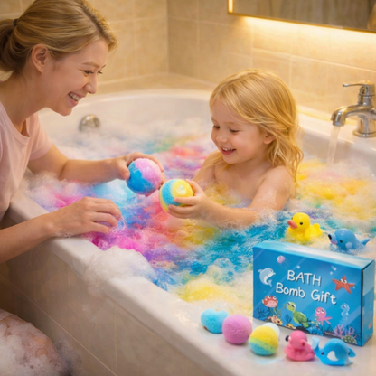 Bubbloon™ Ocean Surprise Treasures – 12-Piece Bath Toy Set