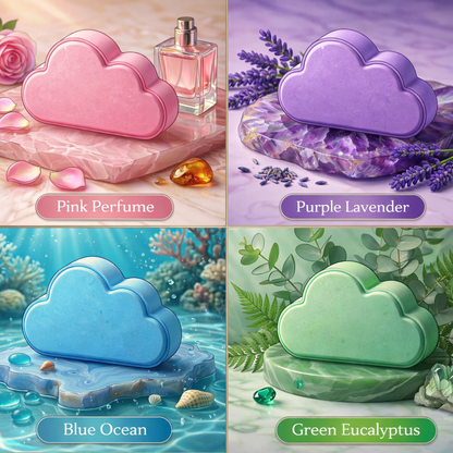 Bubbloon™ Rainbow Cloud Bath Bombs – 4-Piece Kids Bath Set