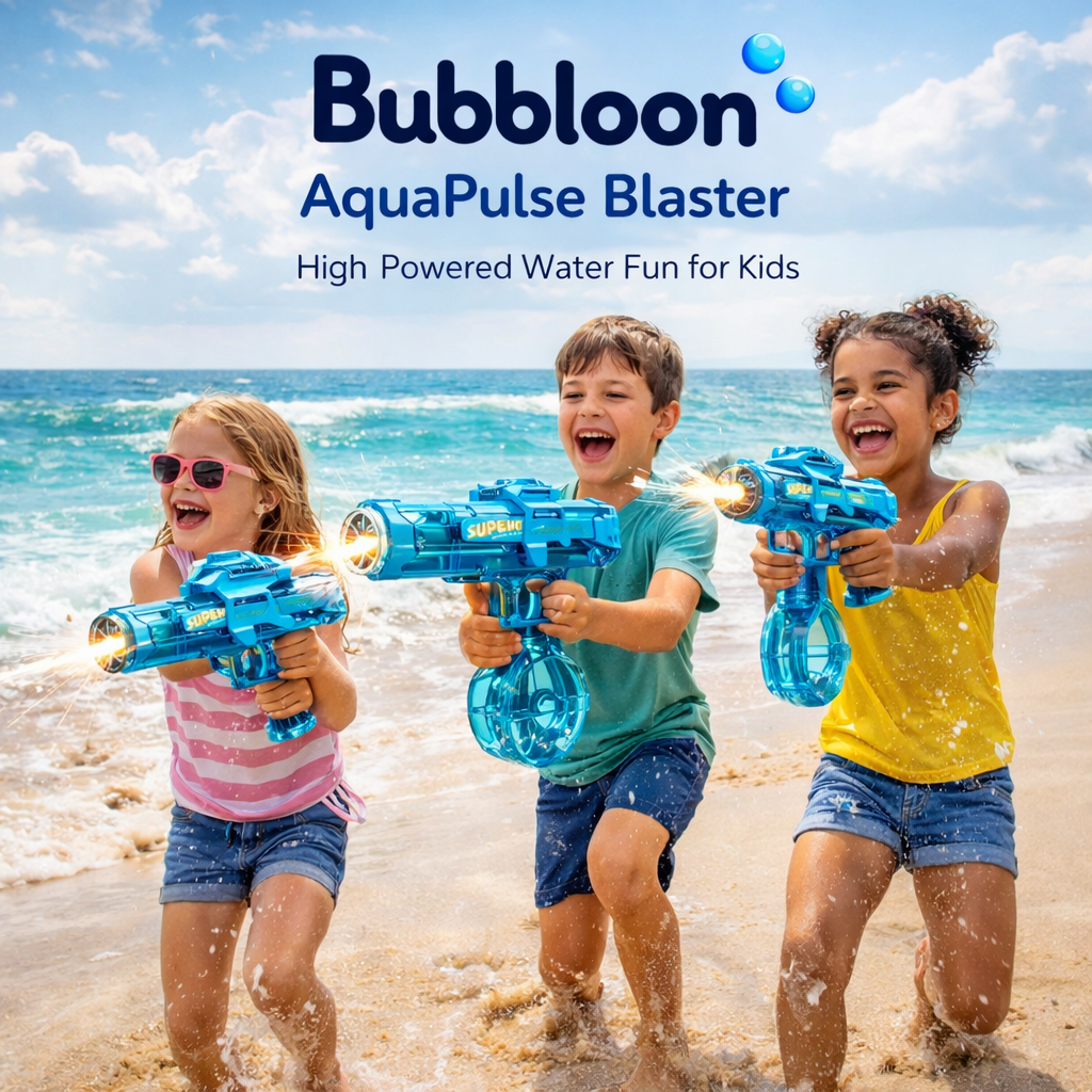 Bubbloon™ AquaPulse Blaster – Electric Water Gun Toy
