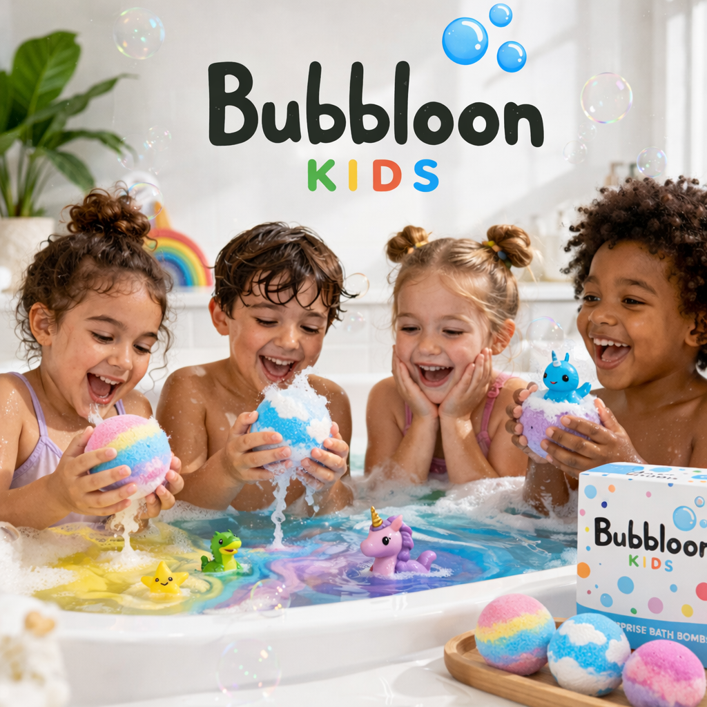 Bubbloon™ Ocean Surprise Treasures – 12-Piece Bath Toy Set