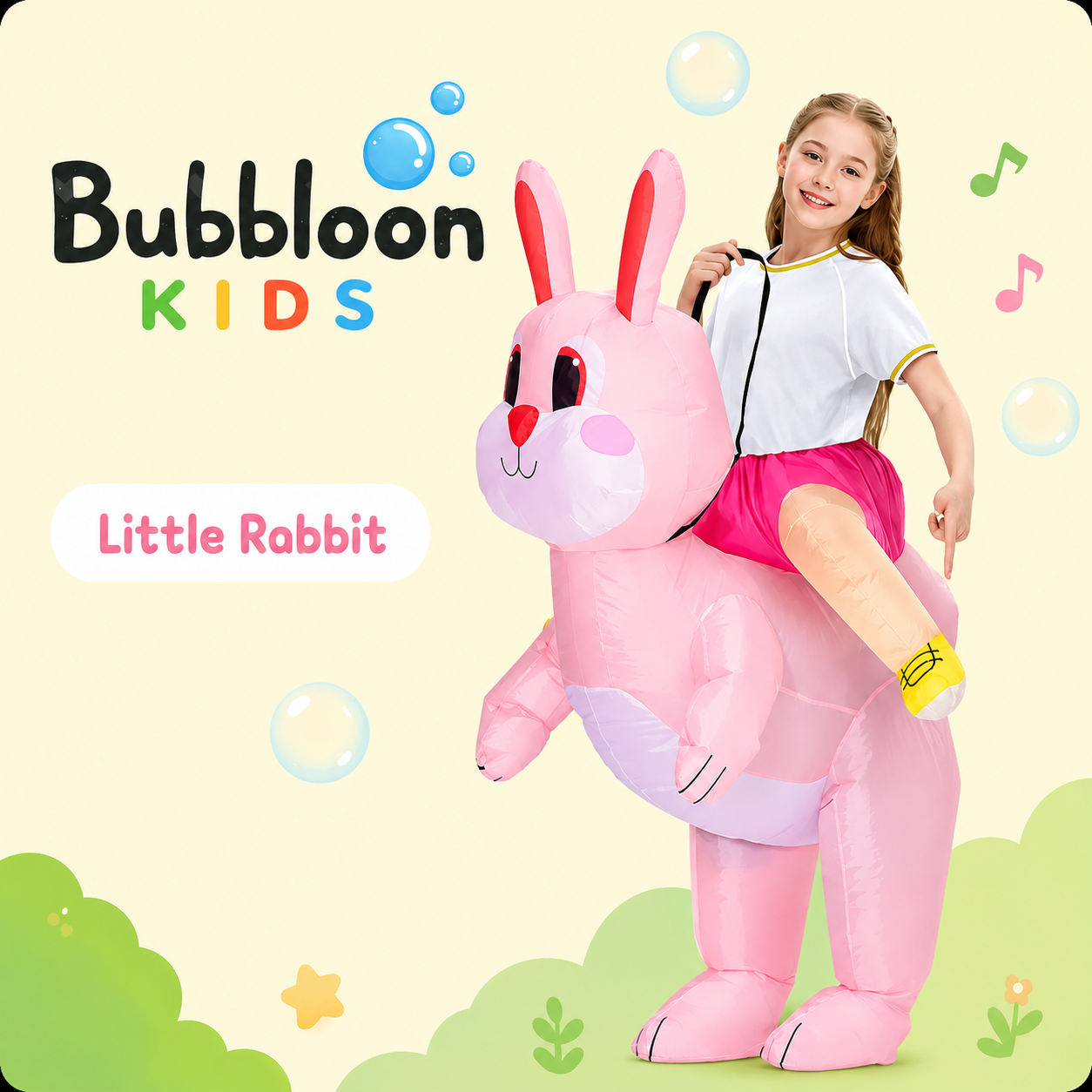 Bubbloon™ RunWild Inflatable Dinosaur Costume – Kids Fancy Dress Outfit