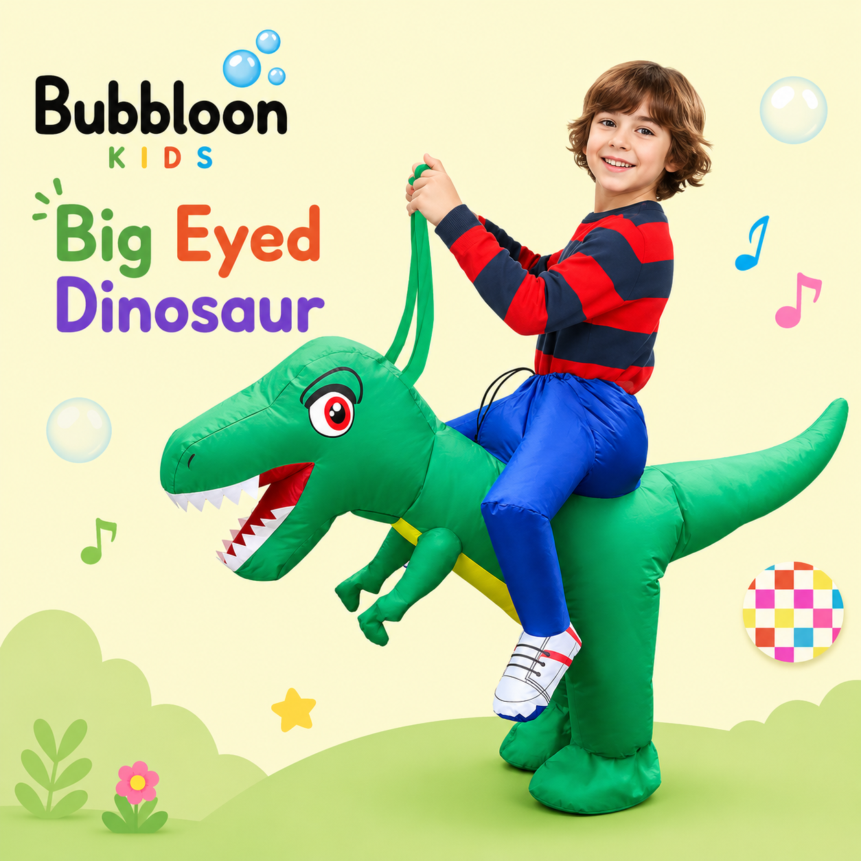Bubbloon™ RunWild Inflatable Dinosaur Costume – Kids Fancy Dress Outfit