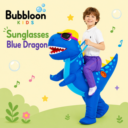 Bubbloon™ RunWild Inflatable Dinosaur Costume – Kids Fancy Dress Outfit
